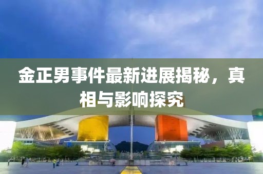 金正男事件最新進(jìn)展揭秘，真相與影響探究