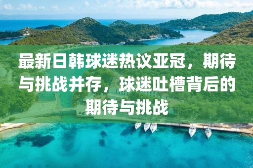最新日韓球迷熱議亞冠，期待與挑戰(zhàn)并存，球迷吐槽背后的期待與挑戰(zhàn)