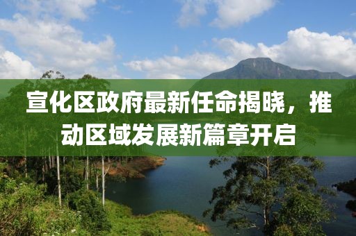 宣化區(qū)政府最新任命揭曉，推動區(qū)域發(fā)展新篇章開啟