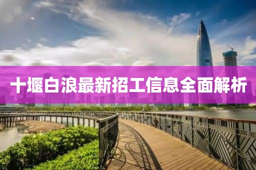 十堰白浪最新招工信息全面解析
