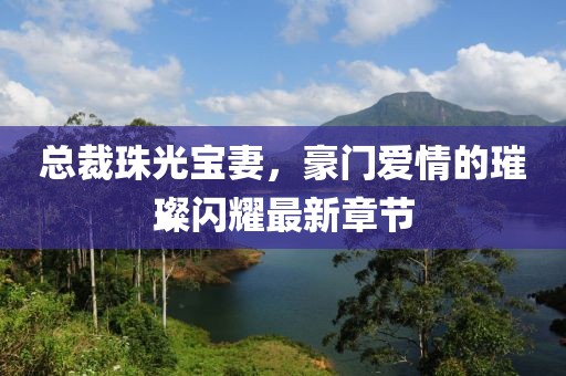 總裁珠光寶妻，豪門愛情的璀璨閃耀最新章節(jié)