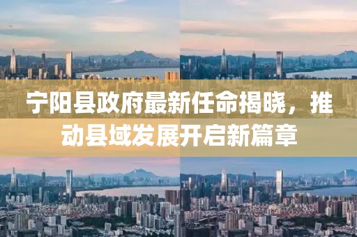 寧陽(yáng)縣政府最新任命揭曉，推動(dòng)縣域發(fā)展開(kāi)啟新篇章