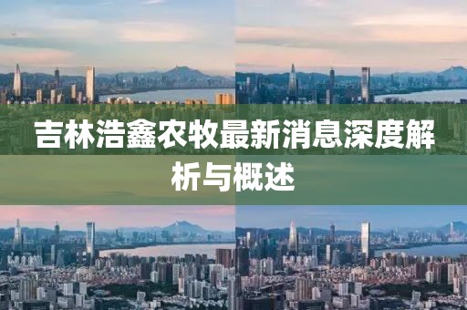 吉林浩鑫農(nóng)牧最新消息深度解析與概述