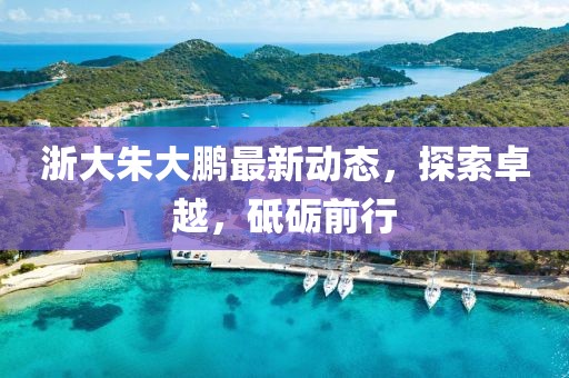 浙大朱大鵬最新動(dòng)態(tài)，探索卓越，砥礪前行