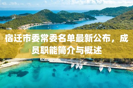 宿遷市委常委名單最新公布，成員職能簡介與概述