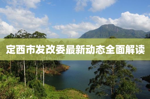 定西市發(fā)改委最新動(dòng)態(tài)全面解讀