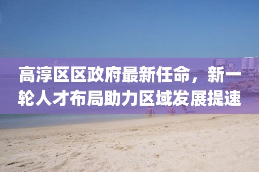 高淳區(qū)區(qū)政府最新任命，新一輪人才布局助力區(qū)域發(fā)展提速