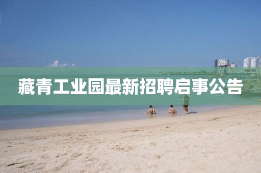 藏青工業(yè)園最新招聘啟事公告