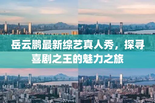 岳云鵬最新綜藝真人秀，探尋喜劇之王的魅力之旅