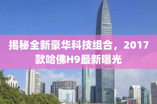 揭秘全新豪華科技組合，2017款哈佛H9最新曝光