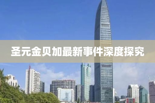 圣元金貝加最新事件深度探究