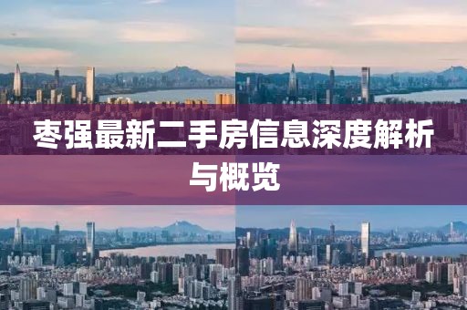 棗強(qiáng)最新二手房信息深度解析與概覽