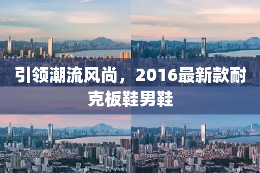 引領(lǐng)潮流風尚，2016最新款耐克板鞋男鞋
