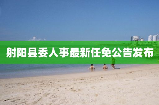 射陽(yáng)縣委人事最新任免公告發(fā)布