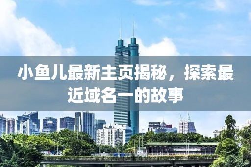小魚兒最新主頁揭秘，探索最近域名一的故事