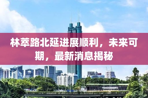 林萃路北延進展順利，未來可期，最新消息揭秘
