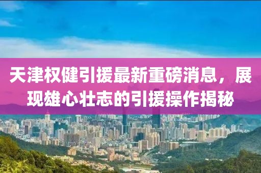 天津權(quán)健引援最新重磅消息，展現(xiàn)雄心壯志的引援操作揭秘