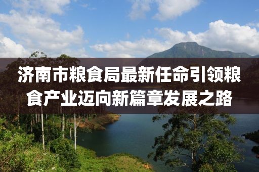 濟南市糧食局最新任命引領糧食產(chǎn)業(yè)邁向新篇章發(fā)展之路