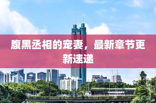 腹黑丞相的寵妻，最新章節更新速遞