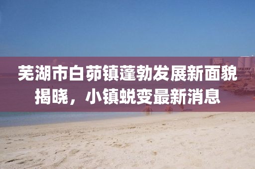 蕪湖市白茆鎮蓬勃發(fā)展新面貌揭曉，小鎮蛻變最新消息