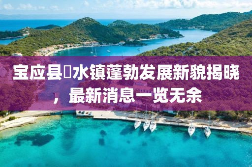 寶應縣氾水鎮蓬勃發(fā)展新貌揭曉，最新消息一覽無(wú)余