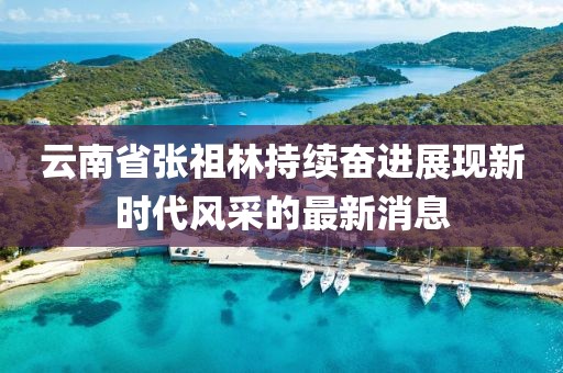 云南省張祖林持續奮進(jìn)展現新時(shí)代風(fēng)采的最新消息