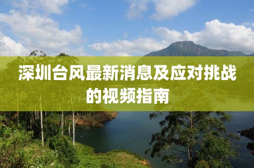深圳臺風最新消息及應對挑戰(zhàn)的視頻指南