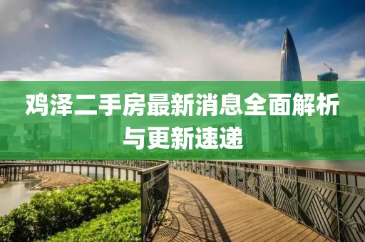 雞澤二手房最新消息全面解析與更新速遞