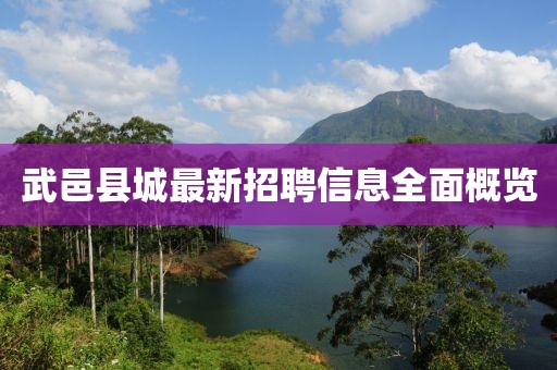 武邑縣城最新招聘信息全面概覽