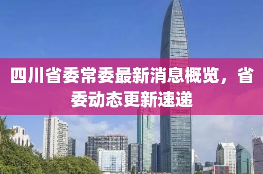 四川省委常委最新消息概覽，省委動(dòng)態(tài)更新速遞