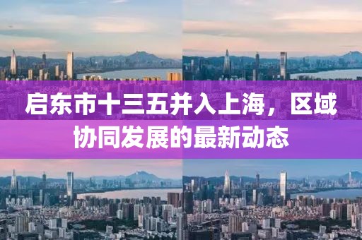 啟東市十三五并入上海，區域協(xié)同發(fā)展的最新動(dòng)態(tài)