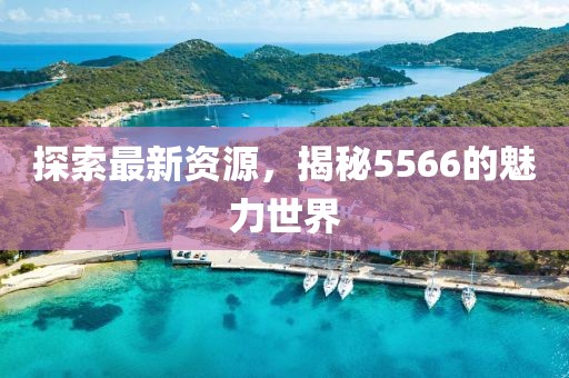 探索最新資源，揭秘5566的魅力世界
