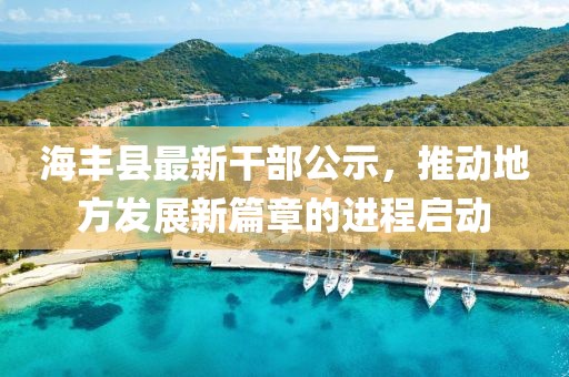 海豐縣最新干部公示，推動地方發(fā)展新篇章的進(jìn)程啟動