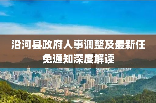 沿河縣政府人事調整及最新任免通知深度解讀