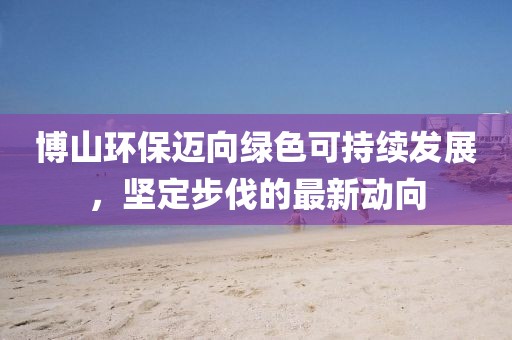 博山環(huán)保邁向綠色可持續(xù)發(fā)展，堅定步伐的最新動向