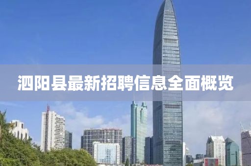 泗陽縣最新招聘信息全面概覽