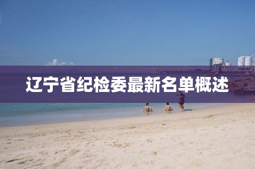 遼寧省紀檢委最新名單概述